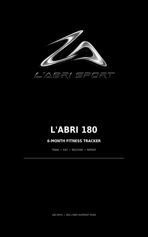 L'ABRI 180 digital 6-month fitness tracker cover